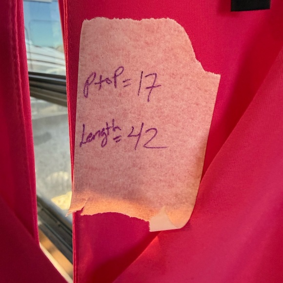 BCBGMaxAzria Hot Pink Long Sleeve Draped croquette Y2K Barbie Dress XS - Picture 7 of 7